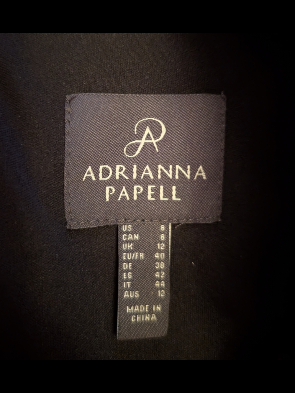 Adrianna Papell Black Tie Waist Tuxedo Jumpsuit - Picture 4 of 7